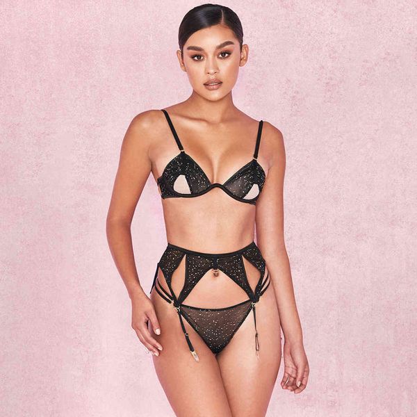 lingerie modna 2021 lace mh star women' underwear three piece set 11071, Red;black
lingerie modna 2021 lace mh star women' underwear three piece set 11071, Red;black