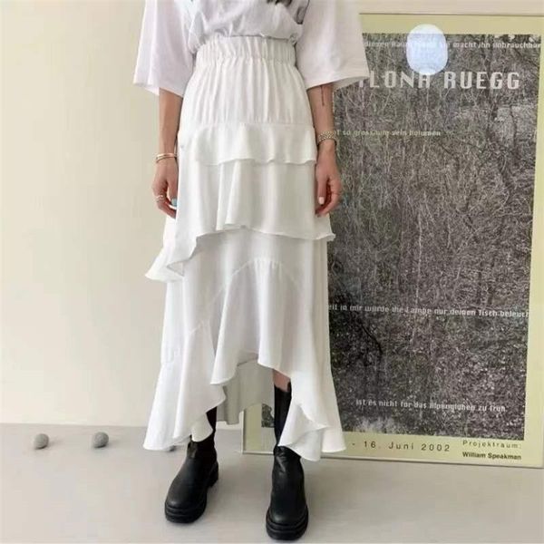 skirts 2021 spring solid color long skirt, Black
skirts 2021 spring solid color long skirt, Black