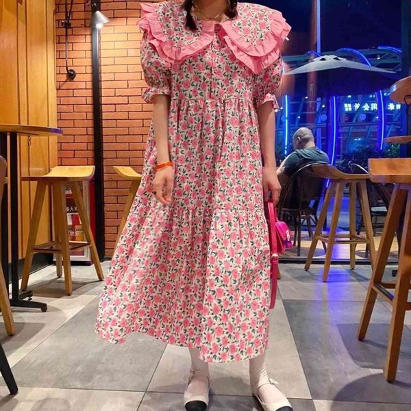 summer fashion print peter pan women dresses collar vintage flowers long puff sleeve loose maxi cotton floral clothes, Black;gray
summer fashion print peter pan women dresses collar vintage flowers long puff sleeve loose maxi cotton floral clothes, Black;gray