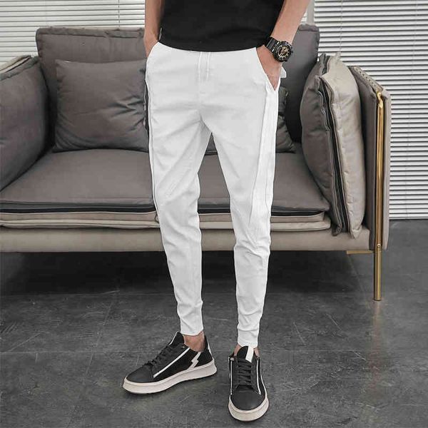 men's pants korean summer fashion design 2021 slim fit harem ankle length solid all match hip hop joggers trousers b2qt, Black
men's pants korean summer fashion design 2021 slim fit harem ankle length solid all match hip hop joggers trousers b2qt, Black