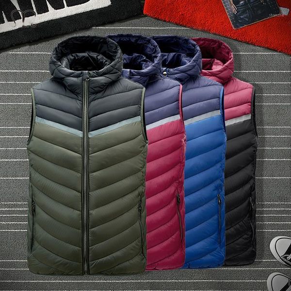 men's vests fashion sleeveless jacket mens thickening cotton vest hat hooded warm male winter waistcoat casual windbreaker plus size1 c, Black;white
men's vests fashion sleeveless jacket mens thickening cotton vest hat hooded warm male winter waistcoat casual windbreaker plus size1 c, Black;white