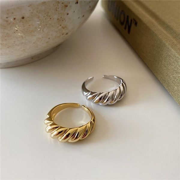 100% real 925 sterling silver women cool all-match wedding birthday niche rings twisting screw pure 18k gold cluster, Golden;silver
100% real 925 sterling silver women cool all-match wedding birthday niche rings twisting screw pure 18k gold cluster, Golden;silver