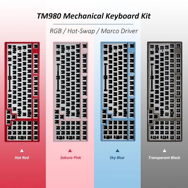 keyboards tm980 mechanical keyboard kit swap switch wireless 3 mode rgb compatiable with 3/5 pins in 2.4ghz bluetooth-compatible 5.0
keyboards tm980 mechanical keyboard kit swap switch wireless 3 mode rgb compatiable with 3/5 pins in 2.4ghz bluetooth-compatible 5.0