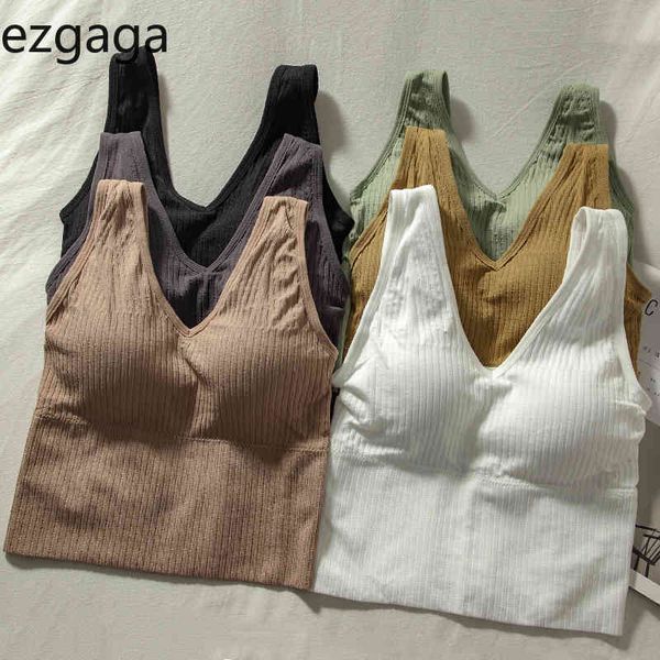 ezgaga tank women v-neck fashion sleeveless inside single wear ladies camisole solid chest wrap pad sports vest 210430, White
ezgaga tank women v-neck fashion sleeveless inside single wear ladies camisole solid chest wrap pad sports vest 210430, White
