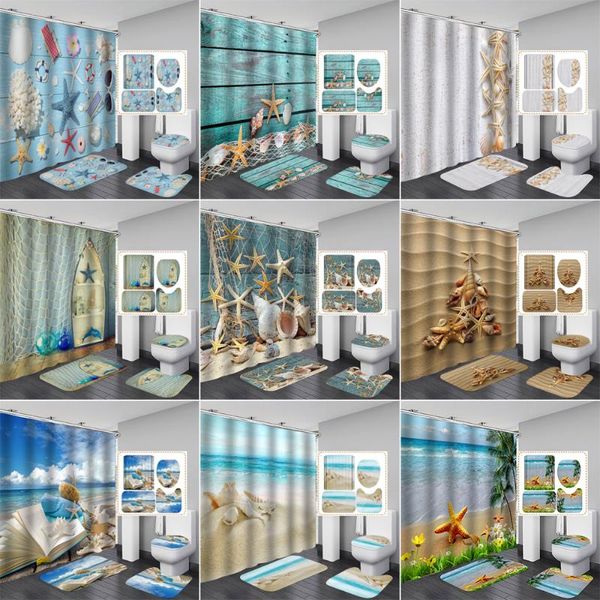 shower curtains conch starfish shell curtain bathroom non slip beach style pattern anti-skid carpet toilet lid cover bath mat
shower curtains conch starfish shell curtain bathroom non slip beach style pattern anti-skid carpet toilet lid cover bath mat