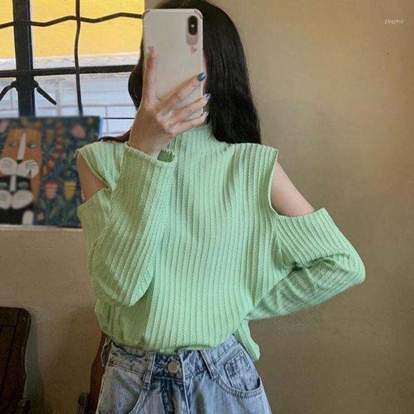 women bottoming long-sleeved sweater solid color thin pullover knitted korean style jumper women's sweaters, White;black
women bottoming long-sleeved sweater solid color thin pullover knitted korean style jumper women's sweaters, White;black