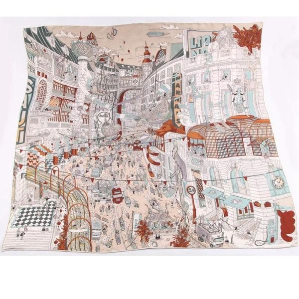 scarves 2 sides print 100% real silk scarf neckertie shawl women fashion head hair 35"x35", Blue;gray
scarves 2 sides print 100% real silk scarf neckertie shawl women fashion head hair 35"x35", Blue;gray