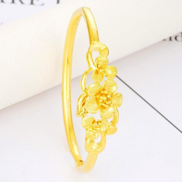bangle 2021 korean version ladies ethnic style flower fashion exquisite bracelet jewelry, Black 
bangle 2021 korean version ladies ethnic style flower fashion exquisite bracelet jewelry, Black