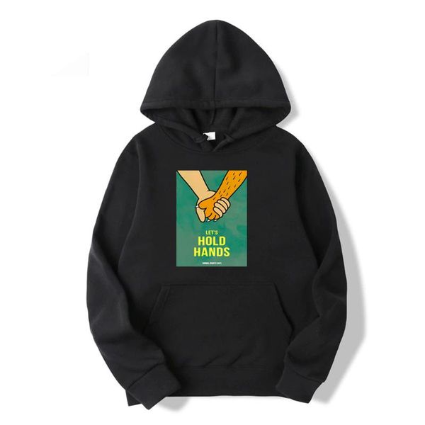 men's hoodies & sweatshirts funny print lets hold hands animal anime cat spring mens hip hop cool sweatshirt fashion fitness hoody pull, Black
men's hoodies & sweatshirts funny print lets hold hands animal anime cat spring mens hip hop cool sweatshirt fashion fitness hoody pull, Black
