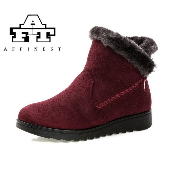 boots affinest women snow warm short fur plush winter ankle boot plus size ladies suede zip shoes female fashion comfort, Black
boots affinest women snow warm short fur plush winter ankle boot plus size ladies suede zip shoes female fashion comfort, Black