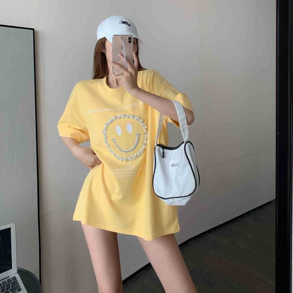 women's t-shirt arrival summer women loose casual short sleeve o-neck t shirt cartoon print diamonds design cotton long t-shirt w267 67, White
women's t-shirt arrival summer women loose casual short sleeve o-neck t shirt cartoon print diamonds design cotton long t-shirt w267 67, White