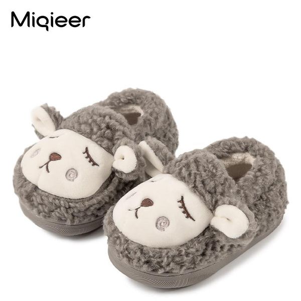 winter children indoor furry cotton slippers toddler baby anti-slip lambs wool warm floor shoes kids boys girl cute home slipper, Black;grey
winter children indoor furry cotton slippers toddler baby anti-slip lambs wool warm floor shoes kids boys girl cute home slipper, Black;grey