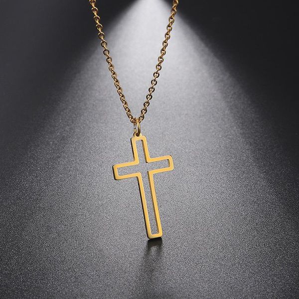 vintage gothic hollow cross pendant necklace gold color cool street style for men women gift wholesale neck jewelry necklaces, Silver
vintage gothic hollow cross pendant necklace gold color cool street style for men women gift wholesale neck jewelry necklaces, Silver