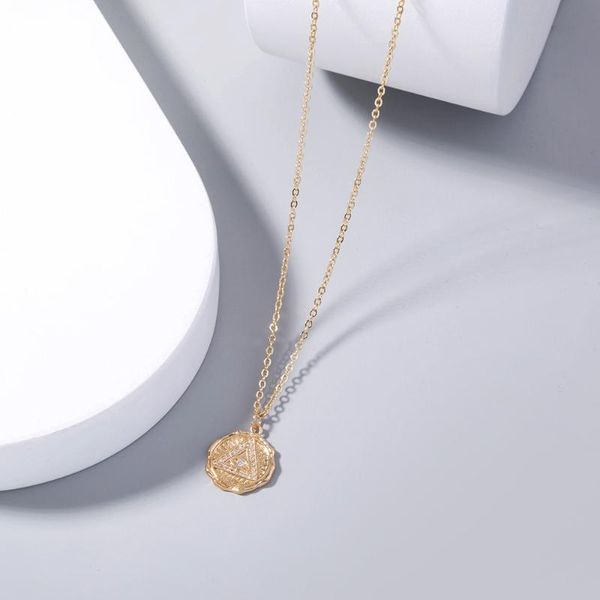 Chains Simple Irregular Triangle Evil Eye Pendant Necklace Women's Zircon Classic, Silver
Chains Simple Irregular Triangle Evil Eye Pendant Necklace Women's Zircon Classic, Silver