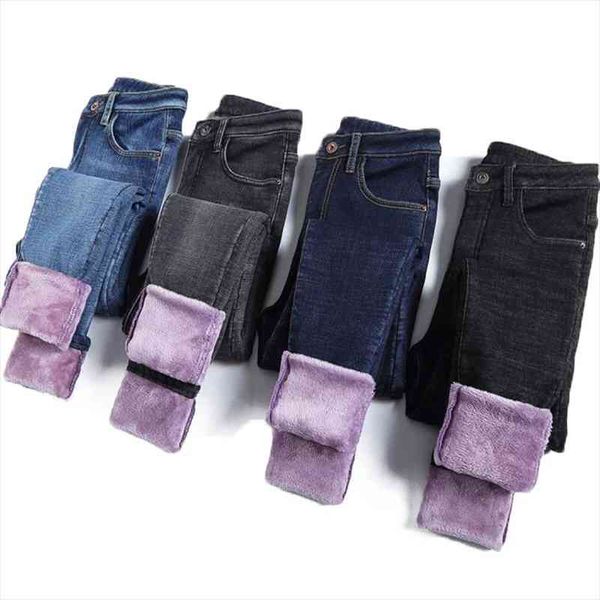 winter plus velvet womens clothing purple fleece jeans for women winter pure color classic version slim pencil pants female, Blue
winter plus velvet womens clothing purple fleece jeans for women winter pure color classic version slim pencil pants female, Blue