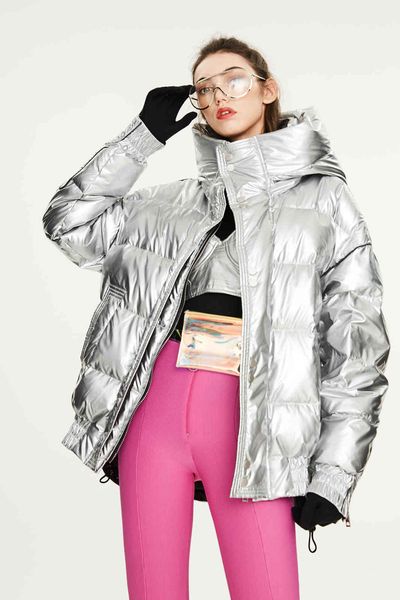 women's down & parkas in the winter of , male and female couples' laser bright face is thickened loose, long down jacket women ofv, Black
women's down & parkas in the winter of , male and female couples' laser bright face is thickened loose, long down jacket women ofv, Black
