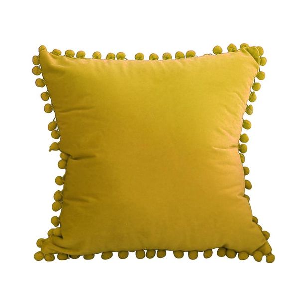cushion/decorative pillow 45x45cm with balls throw cover nordic style decorative pillowcase solid square luxury soft velvet home office livi
cushion/decorative pillow 45x45cm with balls throw cover nordic style decorative pillowcase solid square luxury soft velvet home office livi