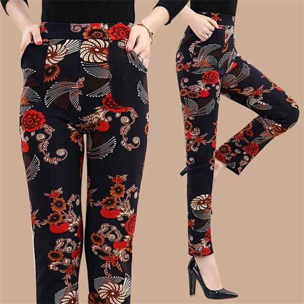 women winter fashion plus velvet warm leggings female size printing flowers thick pants black casual a3 211218
women winter fashion plus velvet warm leggings female size printing flowers thick pants black casual a3 211218