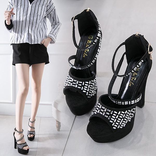 fashion korean version of shallow mouth low sandals 12 cm thick with waterproof platform fish roman shoes women, Black
fashion korean version of shallow mouth low sandals 12 cm thick with waterproof platform fish roman shoes women, Black