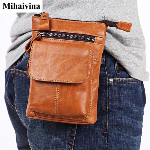 mihaivina genuine leather waist packs fanny pack belt bag men's shoulder bags travel male phone pouch
mihaivina genuine leather waist packs fanny pack belt bag men's shoulder bags travel male phone pouch