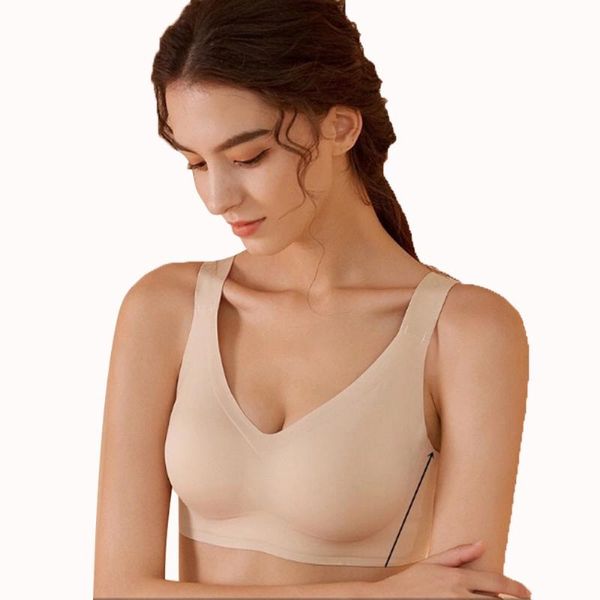 camisoles & tanks thailand latex traceless underwear women without rim summer thin collection breast adjustment bra vest, Black;white
camisoles & tanks thailand latex traceless underwear women without rim summer thin collection breast adjustment bra vest, Black;white