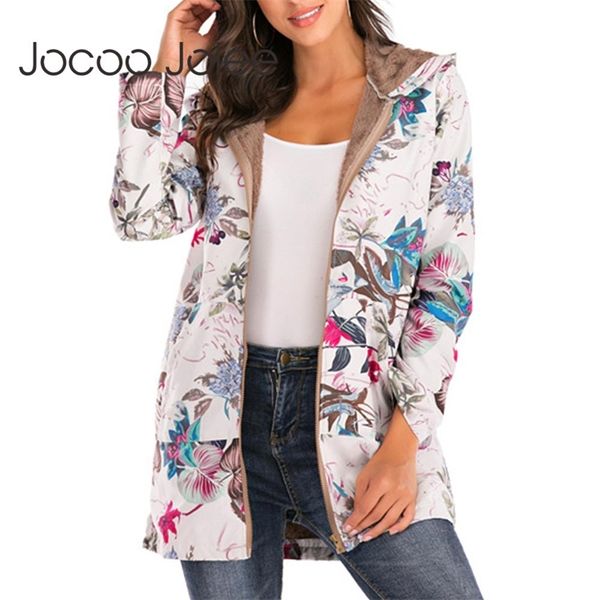 female jacket plush coat women's windbreaker winter warm outwear floral print hooded pockets vintage oversize coats plus size 210416, White
female jacket plush coat women's windbreaker winter warm outwear floral print hooded pockets vintage oversize coats plus size 210416, White