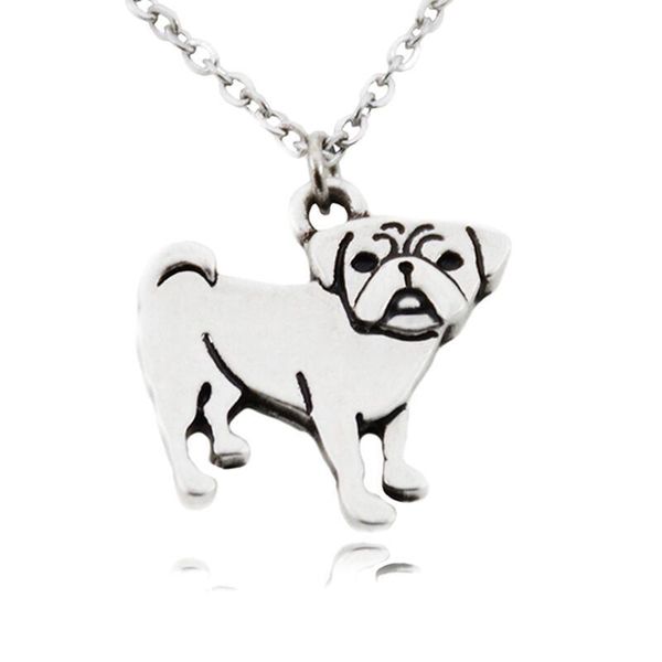 vintage silver color stainless steel long chains tiny pug pendant necklace companion dog necklaces for women men gifts 2021
vintage silver color stainless steel long chains tiny pug pendant necklace companion dog necklaces for women men gifts 2021