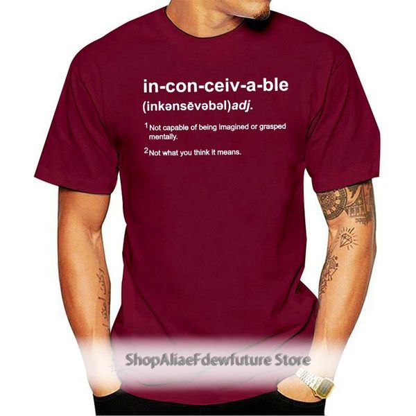 men's t-shirts the princess bride movie cotton 2021 fashion t shirt eu size soft simple letter print inconceivable quote, White;black
men's t-shirts the princess bride movie cotton 2021 fashion t shirt eu size soft simple letter print inconceivable quote, White;black