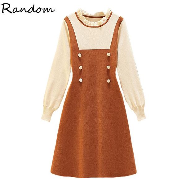 casual dresses women knitted 2021 winter sweet cute party dress ruff long sleeve buttons front wrap minin plus size clothes, Black;gray
casual dresses women knitted 2021 winter sweet cute party dress ruff long sleeve buttons front wrap minin plus size clothes, Black;gray