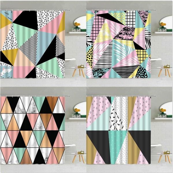 shower curtains 3d creative geometric curtain colorful stripes polyester fabric bathroom supplies hanging home decor with hooks
shower curtains 3d creative geometric curtain colorful stripes polyester fabric bathroom supplies hanging home decor with hooks