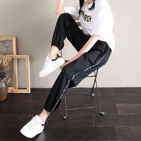 women's pants & capris 2021 harem women streetwear black white elastic waist baggy tactical trouser hip hop letter joggers
women's pants & capris 2021 harem women streetwear black white elastic waist baggy tactical trouser hip hop letter joggers