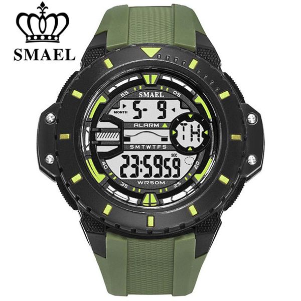 wristwatches smael outdoor leisure digital watch fashion men's sports watches led display army military male relogio masculino, Slivery;brown
wristwatches smael outdoor leisure digital watch fashion men's sports watches led display army military male relogio masculino, Slivery;brown