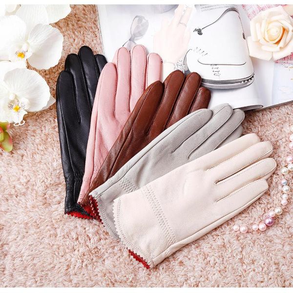 sports gloves 2021 lady glove fashion driving genuine real goat leather women elegent mittens g599, Black
sports gloves 2021 lady glove fashion driving genuine real goat leather women elegent mittens g599, Black