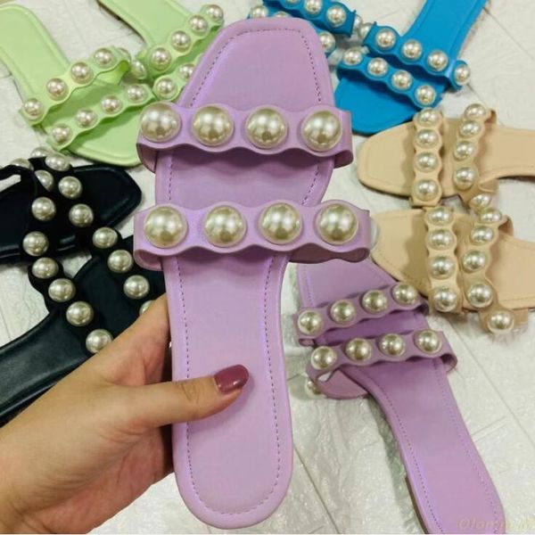 slippers 5 colors fashion women sandals pearl and female lazy drag large size outdoor wild beach, Black
slippers 5 colors fashion women sandals pearl and female lazy drag large size outdoor wild beach, Black