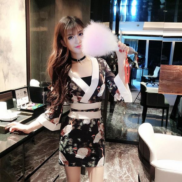 casual dresses ladies fashion women's clothing spring summer kimono v-neck japan style bodycon dress print female, Black;gray
casual dresses ladies fashion women's clothing spring summer kimono v-neck japan style bodycon dress print female, Black;gray