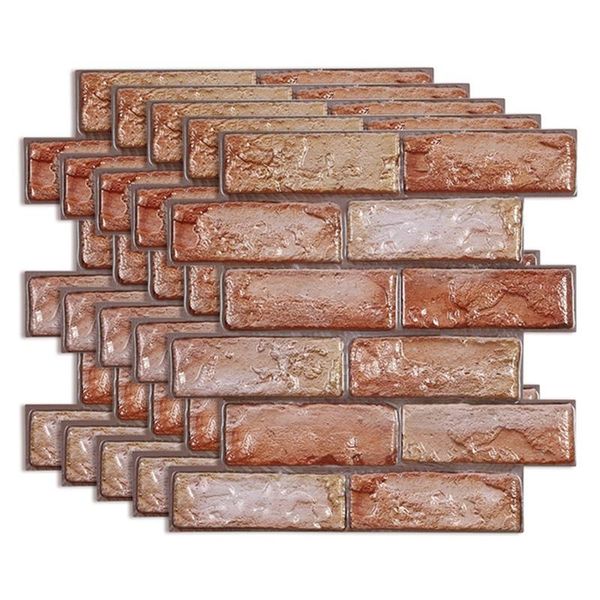 wall stickers 12pcs 3d brick sticker self-adhesive waterproof pvc paper for bathroom oil-proof kitchen diy home
wall stickers 12pcs 3d brick sticker self-adhesive waterproof pvc paper for bathroom oil-proof kitchen diy home