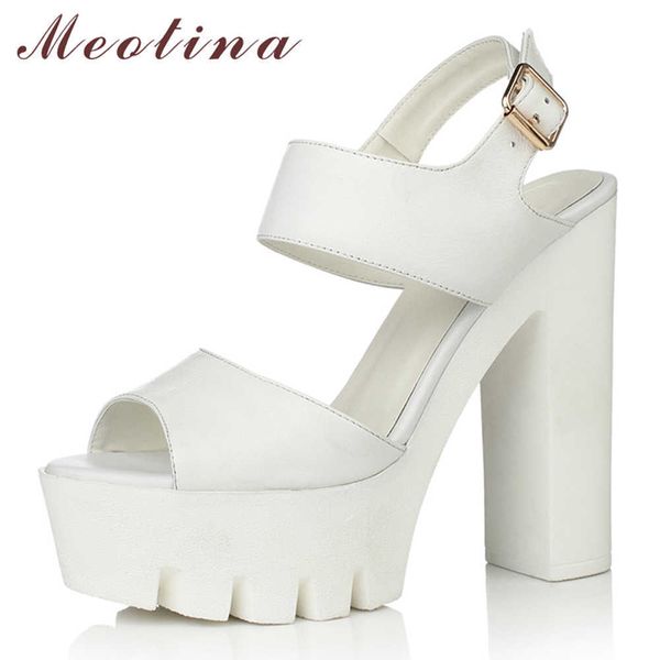 meotina summer shoes women sandals natural genuine leather platform wedge heel shoes buckle extreme high heel sandals lady 34-39 210608, Black
meotina summer shoes women sandals natural genuine leather platform wedge heel shoes buckle extreme high heel sandals lady 34-39 210608, Black