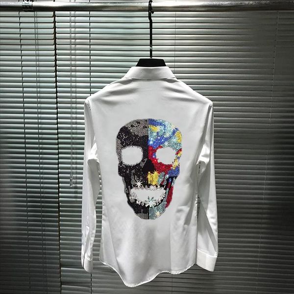 brand personality men's shirts with drilling skulls plus size -5xl slim breathable fashion long sleeves casual, White;black
brand personality men's shirts with drilling skulls plus size -5xl slim breathable fashion long sleeves casual, White;black