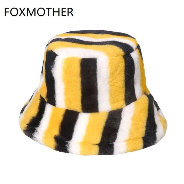wide brim hats foxmother warm bucket black yellow striped gorros panama faux fur fluffy fisherman caps women winter, Blue;gray
wide brim hats foxmother warm bucket black yellow striped gorros panama faux fur fluffy fisherman caps women winter, Blue;gray
