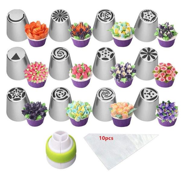 baking & pastry tools 15/31/88pcs cream decorating tips set stainless steel russian tulip icing piping cake nozzles cupcake
baking & pastry tools 15/31/88pcs cream decorating tips set stainless steel russian tulip icing piping cake nozzles cupcake