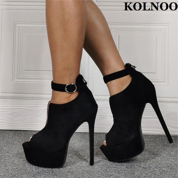 dress shoes kolnoo handmade womens high heel pumps v-neck pee-toe buckle ankle strap kid-suede evening party fashion prom, Black
dress shoes kolnoo handmade womens high heel pumps v-neck pee-toe buckle ankle strap kid-suede evening party fashion prom, Black