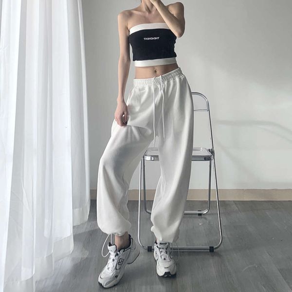 wide leg sports pants spring and autumn loose summer casual leggings women's fashion korean student, Black;white
wide leg sports pants spring and autumn loose summer casual leggings women's fashion korean student, Black;white