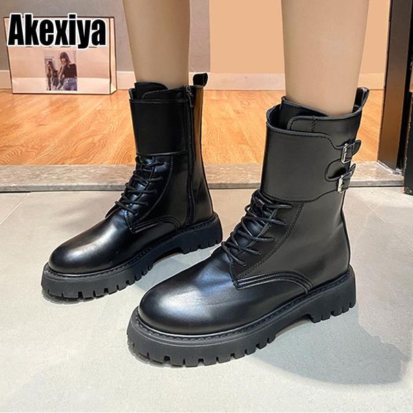boots women's in autumn and winter 2021 pu flat sole increase british wind single boot bc2153, Black
boots women's in autumn and winter 2021 pu flat sole increase british wind single boot bc2153, Black