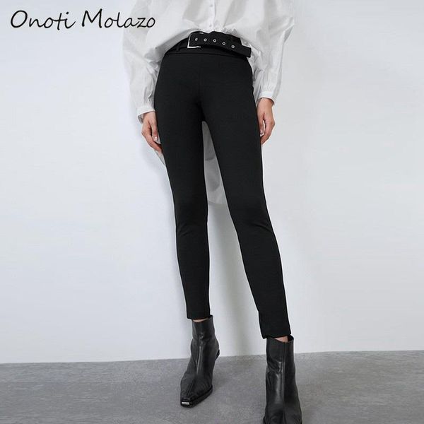 women's pants & capris onoti molazo casual long bottoms sashes slim elegant ladies office fashion streetwear female 2021 spring autumn, Black;white
women's pants & capris onoti molazo casual long bottoms sashes slim elegant ladies office fashion streetwear female 2021 spring autumn, Black;white