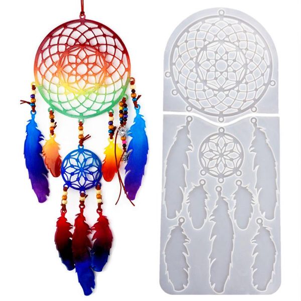 decorative objects & figurines diy silicone dream catcher mold wind chimes pendant hanging wall decoration crafts mould
decorative objects & figurines diy silicone dream catcher mold wind chimes pendant hanging wall decoration crafts mould