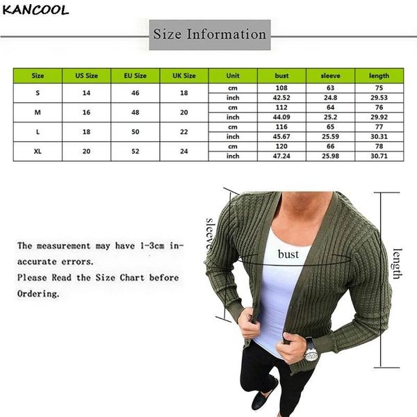men's sweaters kancool autumn sweater men v-neck solid slim fit knitted mens cardigan male long sleeve casual islu, White;black
men's sweaters kancool autumn sweater men v-neck solid slim fit knitted mens cardigan male long sleeve casual islu, White;black