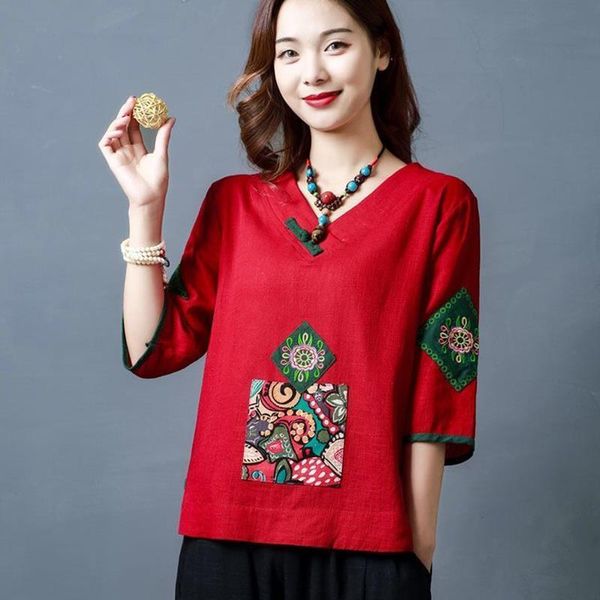 plus size vintage women shirts embroidery cotton linen v neck loose ladies summer short sleeve 4xl 5xl, White
plus size vintage women shirts embroidery cotton linen v neck loose ladies summer short sleeve 4xl 5xl, White