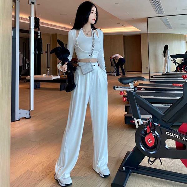 spring casual women 2 piece set solid tracksuit long sleeve short + high waist pants suit 210531, White
spring casual women 2 piece set solid tracksuit long sleeve short + high waist pants suit 210531, White