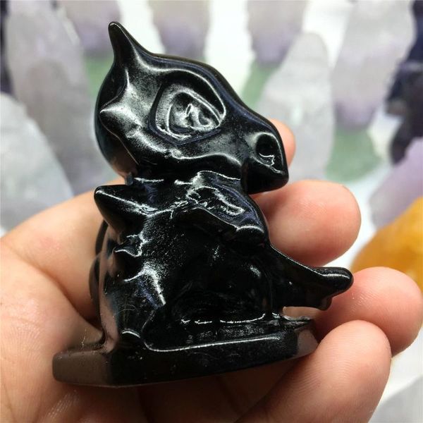 decorative objects & figurines 1pcs lovely hand-carved cartoon dragon statues in natural obsidian as home decorating gifts
decorative objects & figurines 1pcs lovely hand-carved cartoon dragon statues in natural obsidian as home decorating gifts