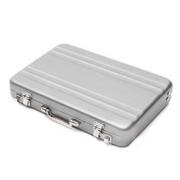 card holders accessories gift mini portable aluminum organizer solid suitcase shaped fashion storage business holder, Brown;gray
card holders accessories gift mini portable aluminum organizer solid suitcase shaped fashion storage business holder, Brown;gray